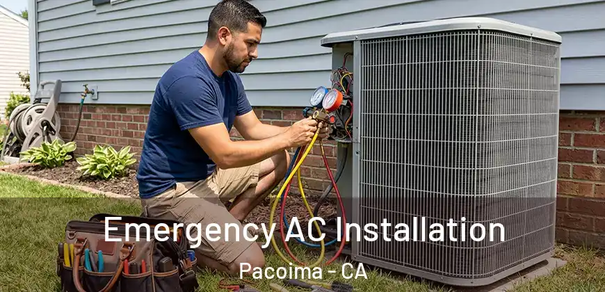 Emergency AC Installation Pacoima - CA