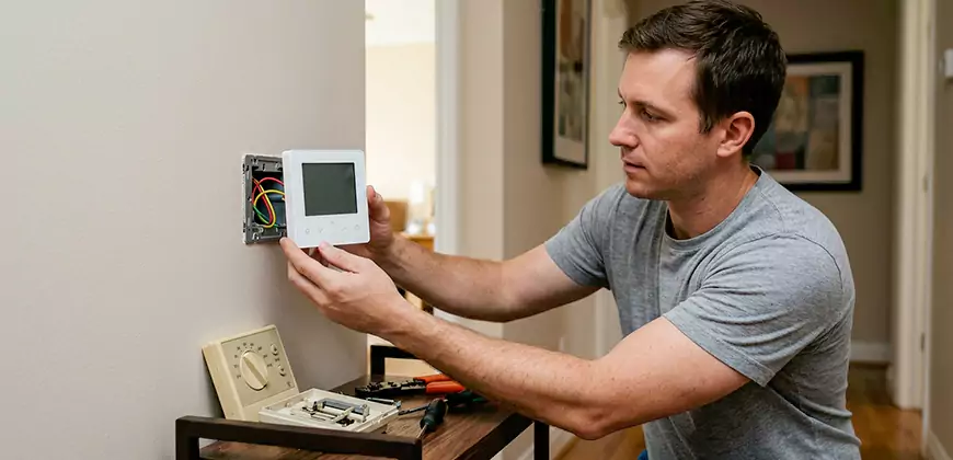 Heat Pump Thermostat Configuration in Pacoima